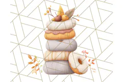 Woodland Apple Orchard Festival PNG Fall Clipart Product Image 4