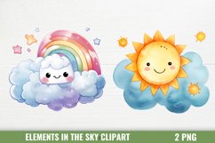 Elements In The Sky And Space Clipart Product Image 1