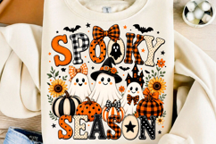 Spooky Season Cute Ghost Family PNG Product Image 1