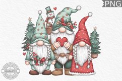 Christmas Gnome Sublimation - Clipart PNG Bundle Product Image 7