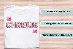 I Love You Alphabet Clip Art, i love you day letters doodle Product Image 6