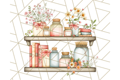 Cottagecore Apothecary PNG Clipart, Rustic Potions &amp; Herbs Product Image 4