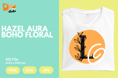 Hazel Aura Boho Floral Monogram Product Image 1