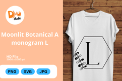 Moonlit Botanical Monogram Product Image 1