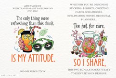 Funny Summer Drinks Png Sublimation Product Image 2