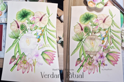 Watercolor Verdant Ritual Collection Bundle Product Image 12
