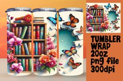 Custom 20oz Tumbler Gift Design , Books Product Image 1