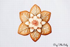 Beautiful-Christmas-Gingerbread Clipart Bundle PNG Product Image 13