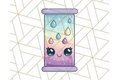 Kawaii Weather Clipart PNG, Cute Pastel Weather Icons Product Image 4