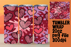 FRESH 20oz Tumbler PNG Design , Heart Product Image 1