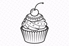 Cupcake Coloring Pages for Kids | Fun &amp; Kid-Friendly Product Image 1