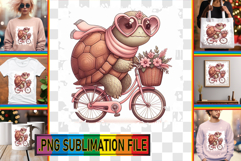 Bright TSHIRT Art PNG, Turtle Product Image 1
