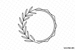 Wreath SVG | SVG Cut files | Cricut Product Image 1