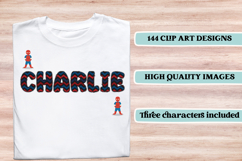 Spiderhero Alphabet png clipart, spiderhero letters doodle Product Image 6