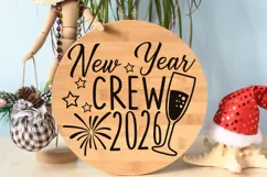 New Year Crew Svg, New Years Svg, New Year Crew 2026 Svg. Product Image 9