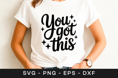 You Got This Motivational Quote SVG PNG Product Image 1