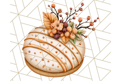 Fall Cookie Clipart PNG, Autumn Sweets Pumpkin Cookies Product Image 4
