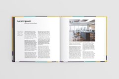 Square Book Mockup - 12 views Product Image 16