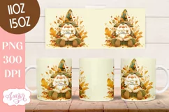 Happy thanksgiving mug wrap PNG for sublimation 11oz 15oz Product Image 4