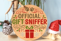 Official Gift Sniffer Svg, Christmas Dog Svg, Dog Lover Svg. Product Image 8