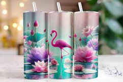 Flamingo Tumbler Wrap | Sublimation | Tumblers Product Image 1