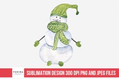 Christmas Snowman Sublimation Bundle Product Image 12