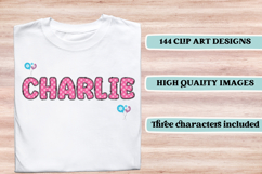 Frozen Princess Alphabet png clipart, Frozen letters doodle Product Image 6
