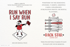 Funny Baseball Png Sublimation Bundle Product Image 2