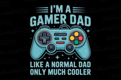 Gamer Dad svg | Father&#039;s day Svg | Svg Files Product Image 1