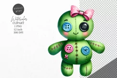 Halloween clipart, Voodoo doll clipart, Autumn clipart Product Image 1