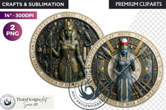 Ancient Egyptian Gods Pantheon Mythology Graphics cliparts Product Image 1