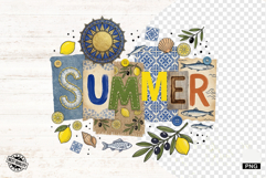 Mediterranean Collage PNG Sublimation Product Image 1