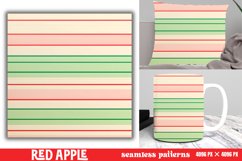 Red Apple Pattern Digital Papers Product Image 1