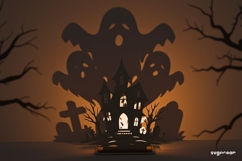 Halloween Shadow Candle Holders Bundle | Laser Cut | SVG Product Image 14