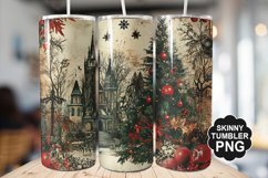 Gothic Christmas Tumbler | Christmas Tumbler Wrap Product Image 1