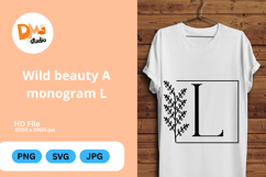 Wild Beauty Monogram Floral Product Image 1