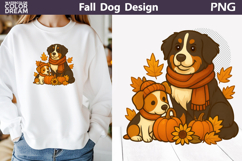 Fall Dogs Clipart | Autumn Puppy Sublimation Bundle Product Image 14