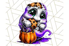 Haunted Treats Clipart PNG, Halloween Candy Art Product Image 4