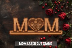 12 Mom Laser Cut Stand, Mother&#039;s Day Gift Product Image 13