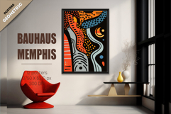Abstract geometric Bauhaus, Memphis. 12 Posters. Product Image 3