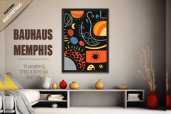 Abstract geometric Bauhaus, Memphis. 12 Posters. Product Image 4
