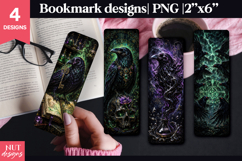 Mystical Raven Bookmark celestial bird magical bookmark Product Image 1