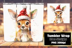 LUXE PNG Tumbler Design 20oz , Christmas Animals Product Image 1