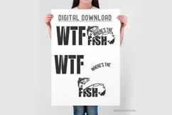 WTF Where’s the Fish SVG | Funny Fishing SVG for Cricut Product Image 5