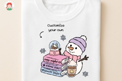Retro Cozy Winter Clipart - Cute Pink Sublimation Graphics Product Image 5