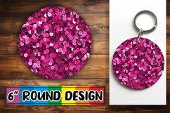 Shiny Glitter Pattern Round Design for PNG Product Image 1