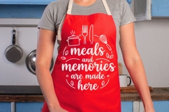 Meals And Memories Are Made Here svg, Farmhouse Kitchen Svg. Product Image 2