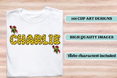 Superhero Alphabet png clipart, superhero letters doodle Product Image 6