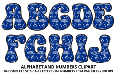 Baseball Sport Alphabet png clipart, baseball letters doodle Product Image 2