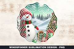 Christmas Wind Spinner Sublimation Design Product Image 1